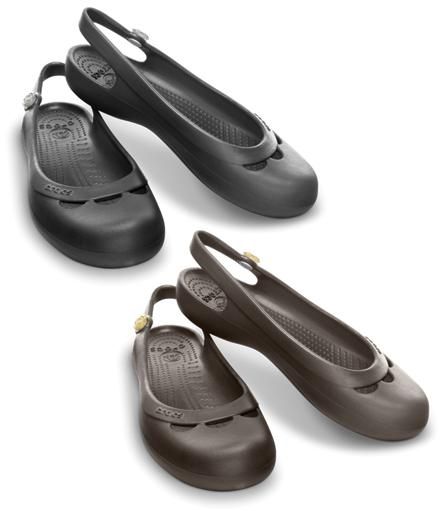 CROCS JAYNA WOMENS FLAT BALLERINA SHOES ALL SIZES  