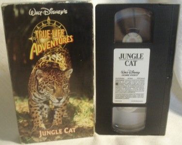 True LIfe Adventures Walt Disney VHS Jungle Cat  