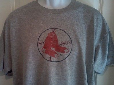 Boston RED SOX 1960s Throwback Logo T Shirt Small  