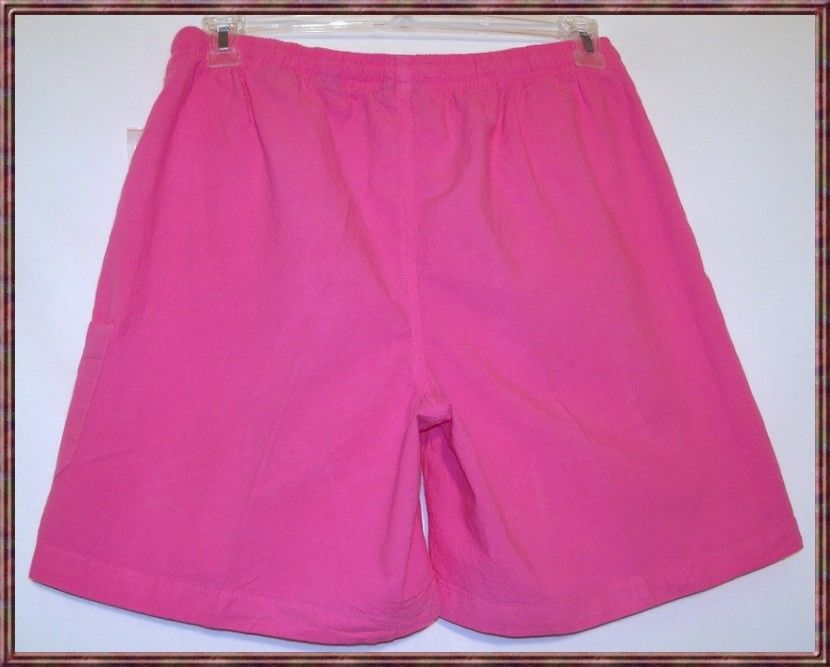 ELASTIC WAISTBAND COTTON SHORTS