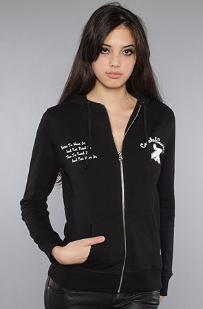 Crooks and Castles The Airguns Zip Hood Jacket Black  