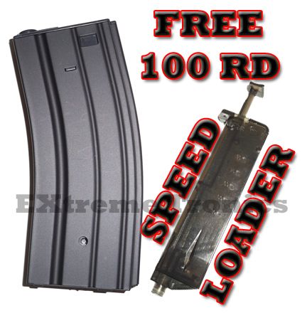 JG 300 RD Metal Airsoft AEG BB Magazine Clip Mag M4 M16  