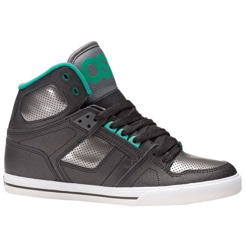 Osiris   NYC 83 VLC Shoe   Black/Teal , skate, punk, emo, high top 