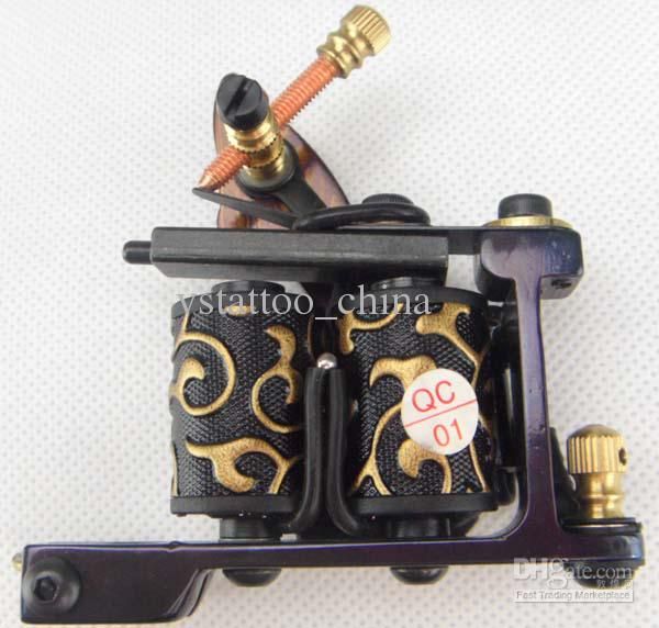 Handmade Damascus Tattoo Machine Gun Liner 10 Wraps Coils Free 