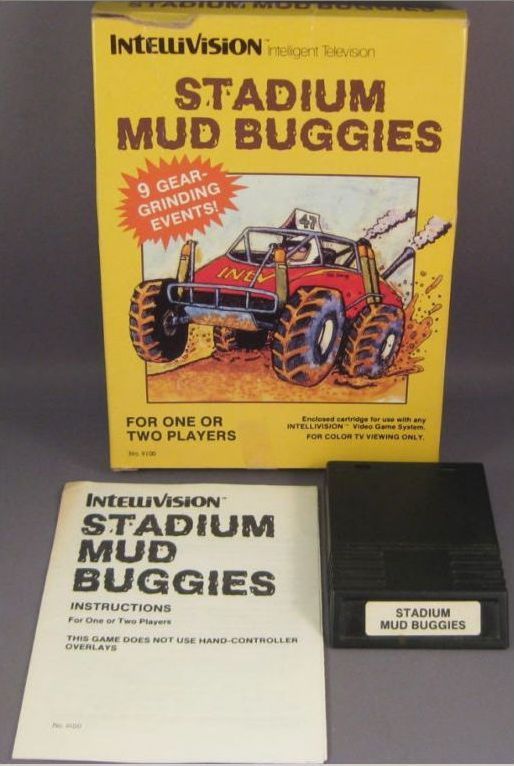 STADIUM MUD BUGGIES INTELLIVISION CIB W/ BOX & MANUAL  