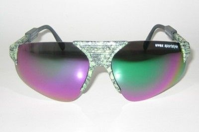 VTG UVEX GLACIER MIRROR SUNGLASSES +ALPINA CASE 80s NEW  