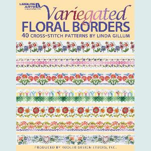 Variegated Floral Borders (Cross Stitch)  