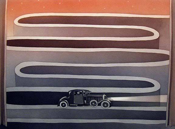   Road SIGNED ART Aquatint Etching, Belgium SUBMIT AN OFFER  