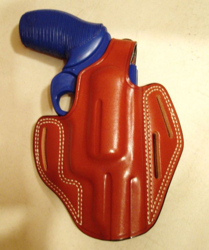 Leather PANCAKE Holster   TAURUS JUDGE 3 (# 8035 BRN)  