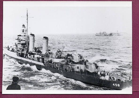 1942 Destroyer DD 458 USS Macomb US Navy Photo  