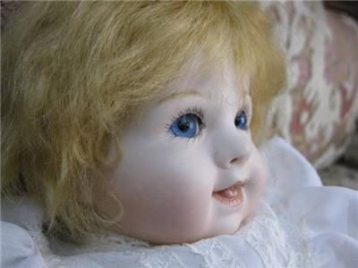 JAPANESE BISQUE DOLL TERUKO MIWA SMILE ANGEL  