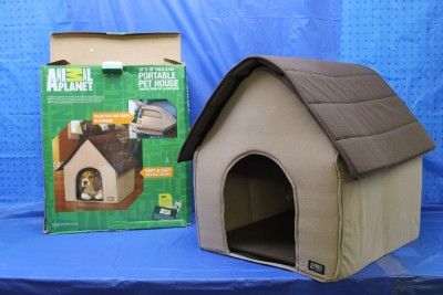 ANIMAL PLANET PORTABLE PET HOUSE 18X18 SOFT KENNEL SHELTER FOLDS FLAT 