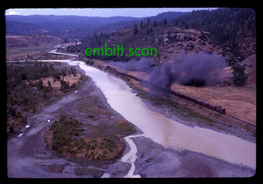   Slide, D&RGW Rio Grande NG Steam Freight Train Action, 1963  