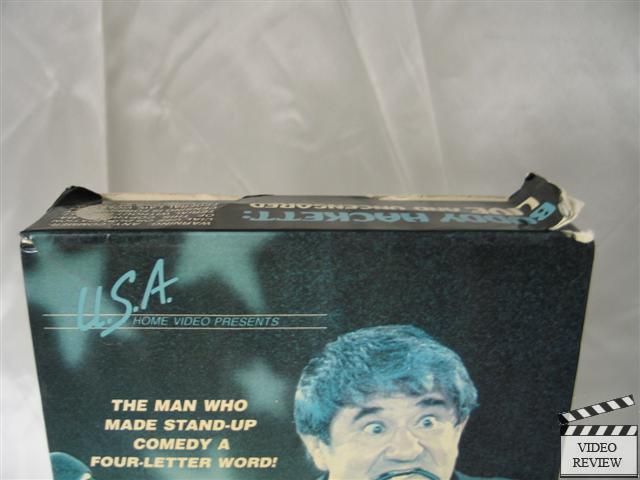 Buddy Hackett Live and Uncensored VHS Buddy Hackett 012236108030 