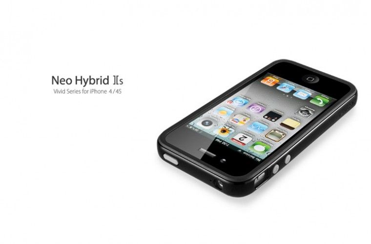 SGP iPhone 4 / 4s Neo Hybrid 2S Vivid Case Soul Black  