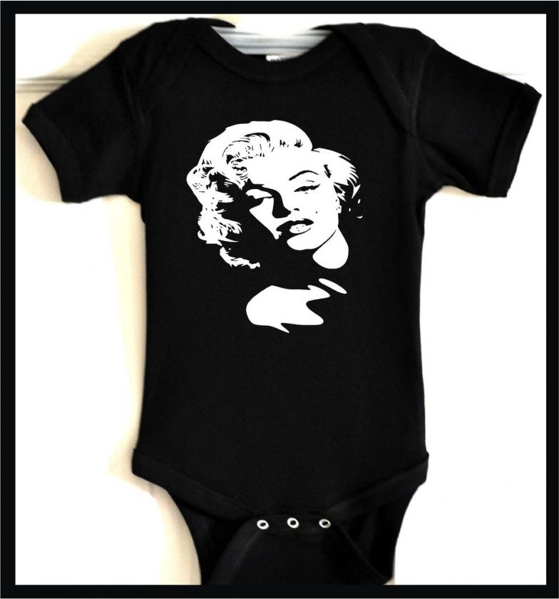 wb marilyn monroe baby onsie kids shirt toddler clothes  