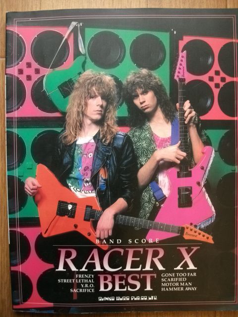 RACER X BEST JAPAN BAND SCORE GUITAR TAB  