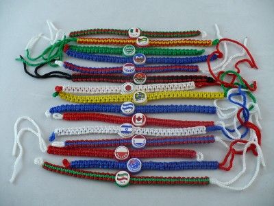 Saudi Arabia Country Flag Macrame Bracelet  