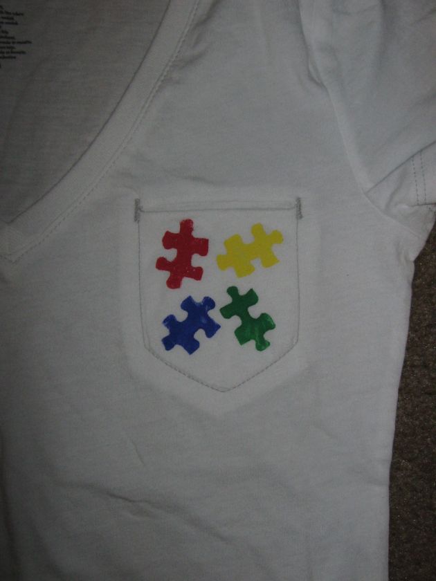 NEW AUTISM AWARENESS PUZZLE PIECE T SHIRT S M L XL XXL  