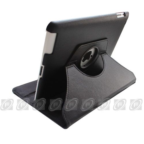 Multi Color iPad 2 360°Rotating Magnetic Leather Case Smart Cover 