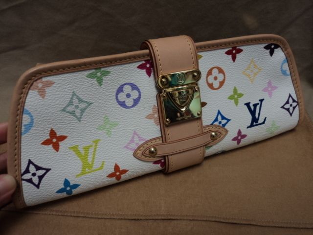 Authentic LOUIS VUITTON Monogram Multicolore Clutch  