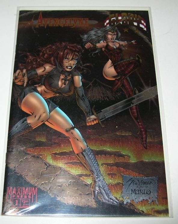 AVENGELYNE / GLORY #1 CHROMIUM EDITION COMIC  