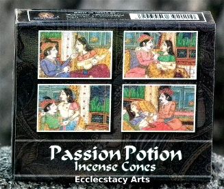 KAMINI Passion Potion 1 Box = 10 Incense Cones NEW  