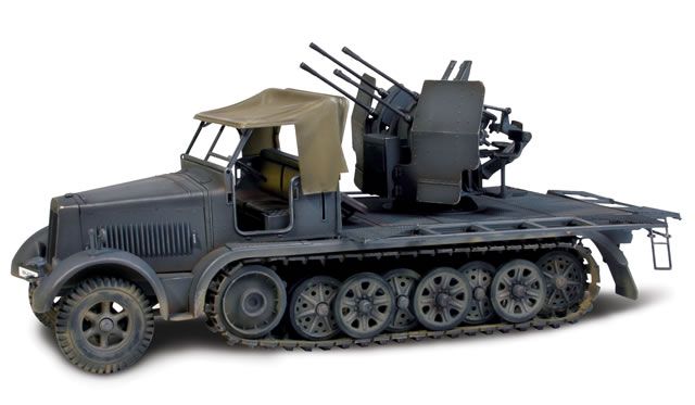   Scale Diecast Model of the World War II German SD Kfz 7/1 Half Track