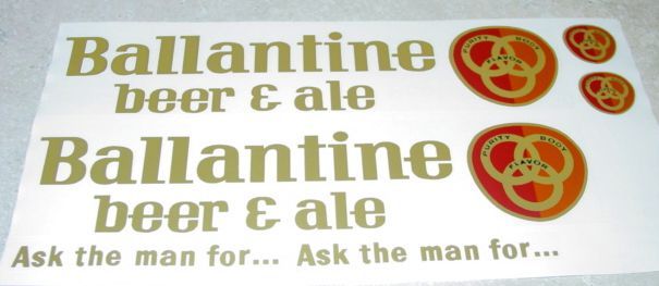 Structo Ballantine Beer Semi Sticker Set ST 068  