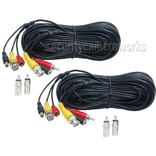   Security Camera BNC Video Power Cable CCTV DVR Surveillance Wire b2s