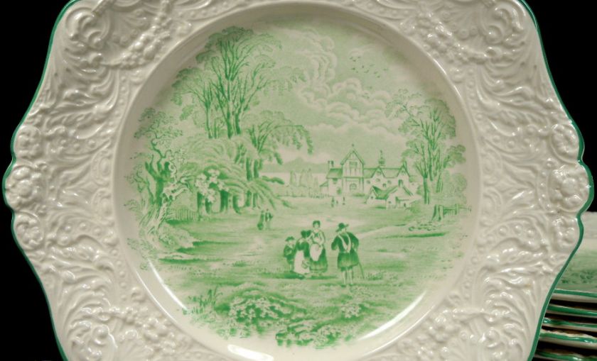 Old Bristol/Wedgwood Torbay 11 Plates   England  