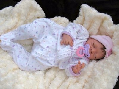   Lifelike Realistic Newborn Sleeping Baby Girl Molly Doll OOAK  