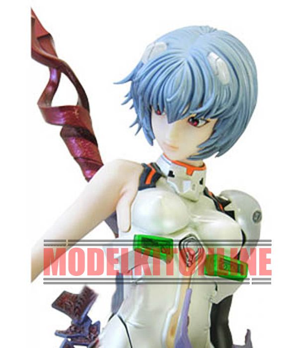 REI AYANAMI LONGINUS EVANGELION UNPAINT RESIN MODEL KIT  