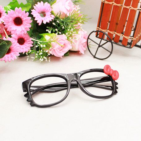 Hello Kitty bow Style Lovely Kawaii Frame Glasses Cosplay For the 