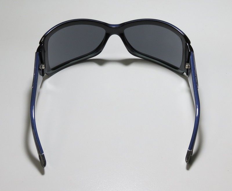 NEW BALENCIAGA 0013 BRAND NAME BLUE FRAME BLACK ARMS GRAY LENSES 