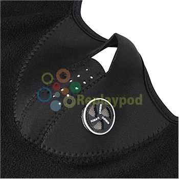 Black Neoprene Neck Warm Face Mask Bike Motorcycle New  