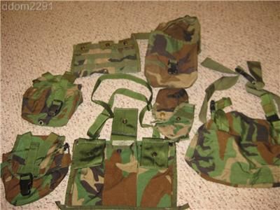   II WAIST PACK CANTEEN 30RND MAG BANDOLEER 200RND DBL POUCH  