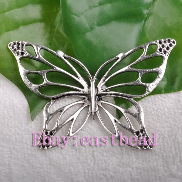 FREE SHIP 10pcs Tibetan Silver Butterfly Pendents EP7178 47mm  