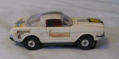 Aurora HO Thunderjet 65 Ford Mustang 2+2 Slot Car  