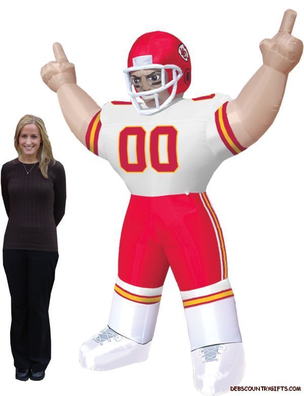 Kansas City Chiefs NFL Large 8 Ft Inflatable Football Player  