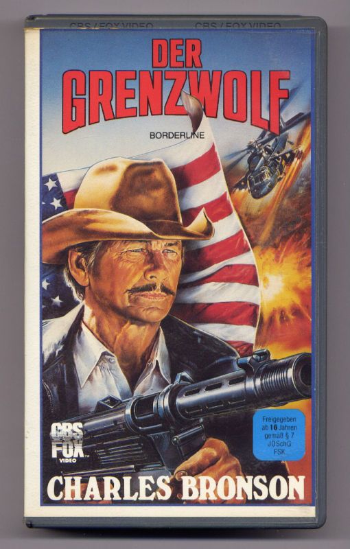 DER GRENZWOLF / BORDERLINE CHARLES BRONSON / GERMAN VHS  