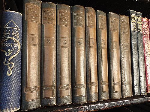 INVESTMENT 50 Book Antique Leather & Premium Bound Library Lot+LIMITED 