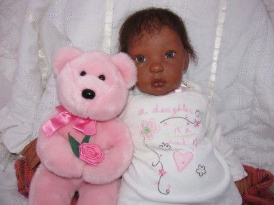   Ethnic biracial black toddler baby girl Kylie Secrist Benni  