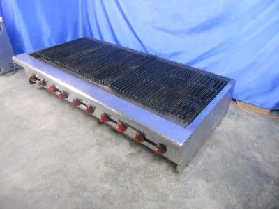 AMERICAN RANGE 60 CHARBROILER HEAVY DUTY RADIANT NATURAL GAS 