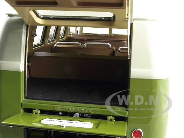 1958 VOLKSWAGEN VAN BUS GREEN 112 DIECAST MODEL CAR  