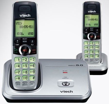 Vtech CS6319 2 DECT 6.0 2 Handset Cordless Phones  