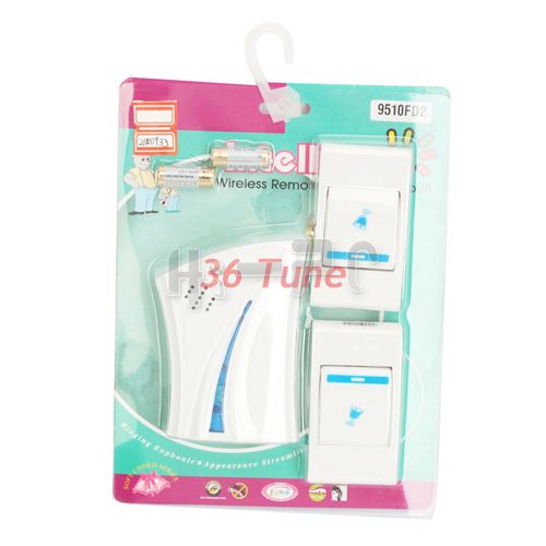   36 Tune Melody 2 Remote Control 1 Wireless Doorbell Door Bell  