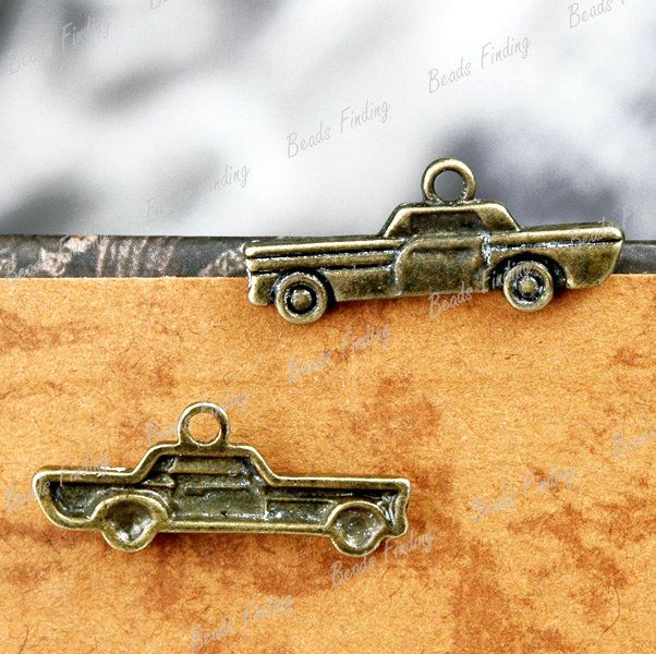 30pcs Wholesale Car Transportation Charms Vintage Style Antique Bronze 