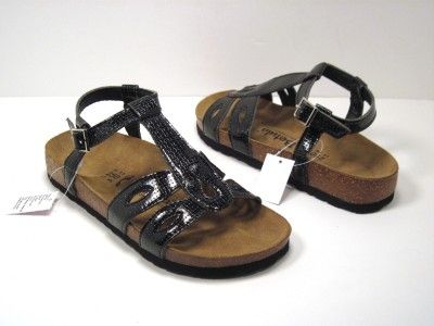   Basket Weave Ankle Strap Sandal Birkenstock Black 5 11 EU 36 42  