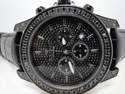   BRAND NEW ICETIME/JOJO/JOE RODEO DIAMOND BLACK ICE WATCH 3.0 CT  